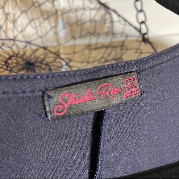 Navy Dress w/ Pockets - Picture 2 of 3